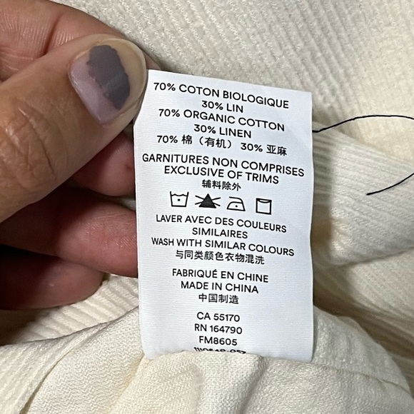 Frank And Oak Men’s Corduroy Overshirt Jacket- L - Cream Casual Utility Style - Picture 14 of 16